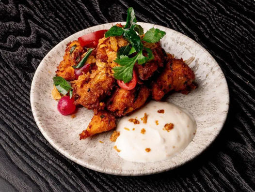 Vegan Indian starter at Kerala Canteen