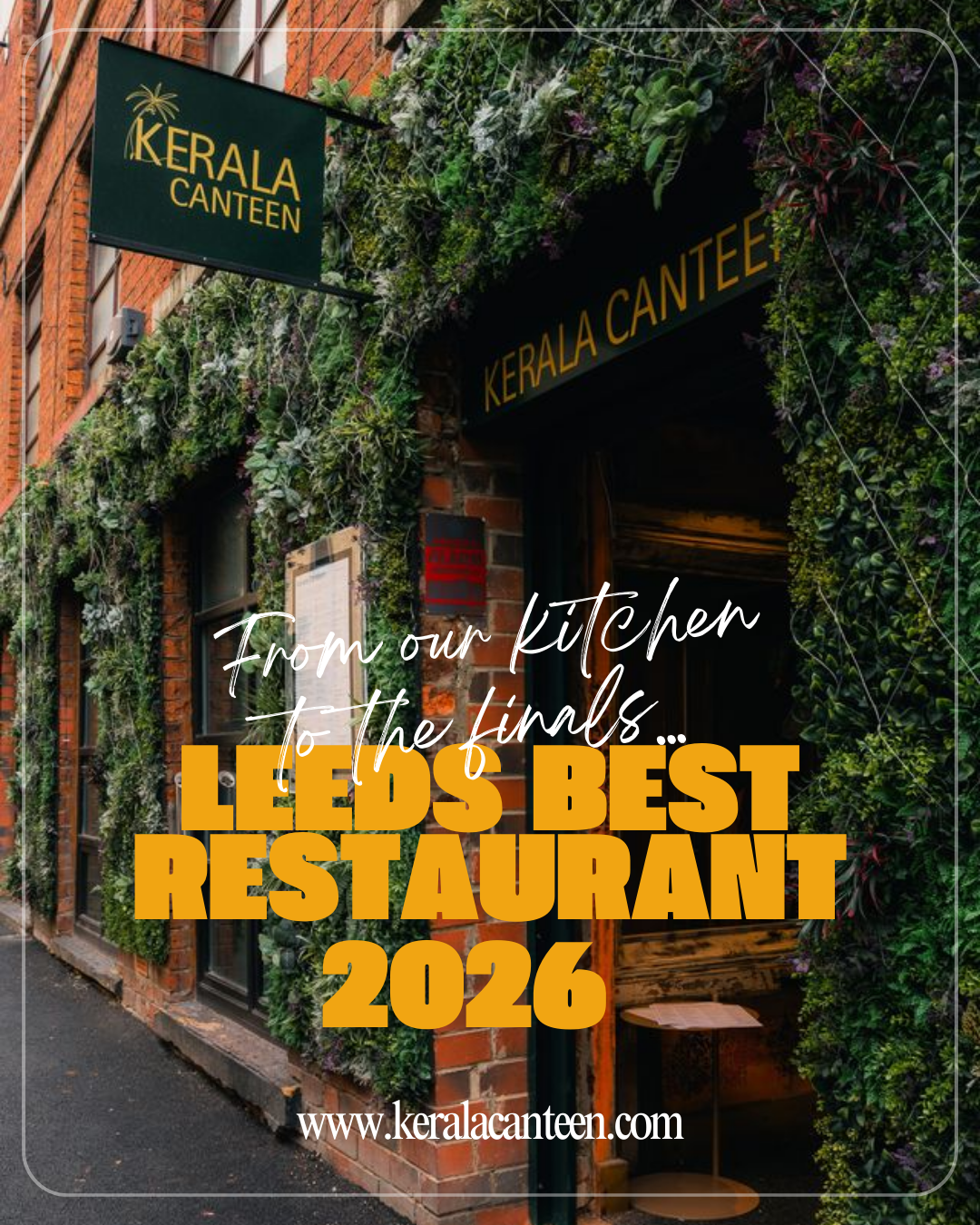 Kerala Canteen finalist for Leeds Best Restaurant at Oliver Awards 2026