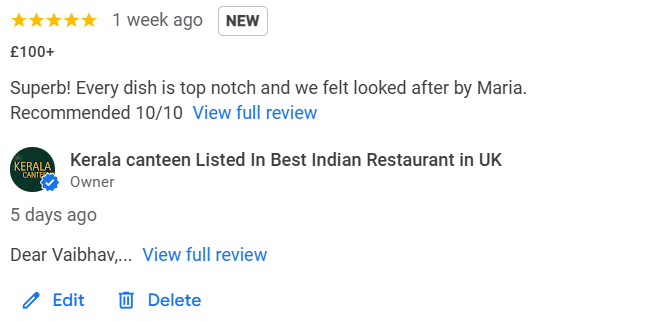 Kerala Canteen reviews