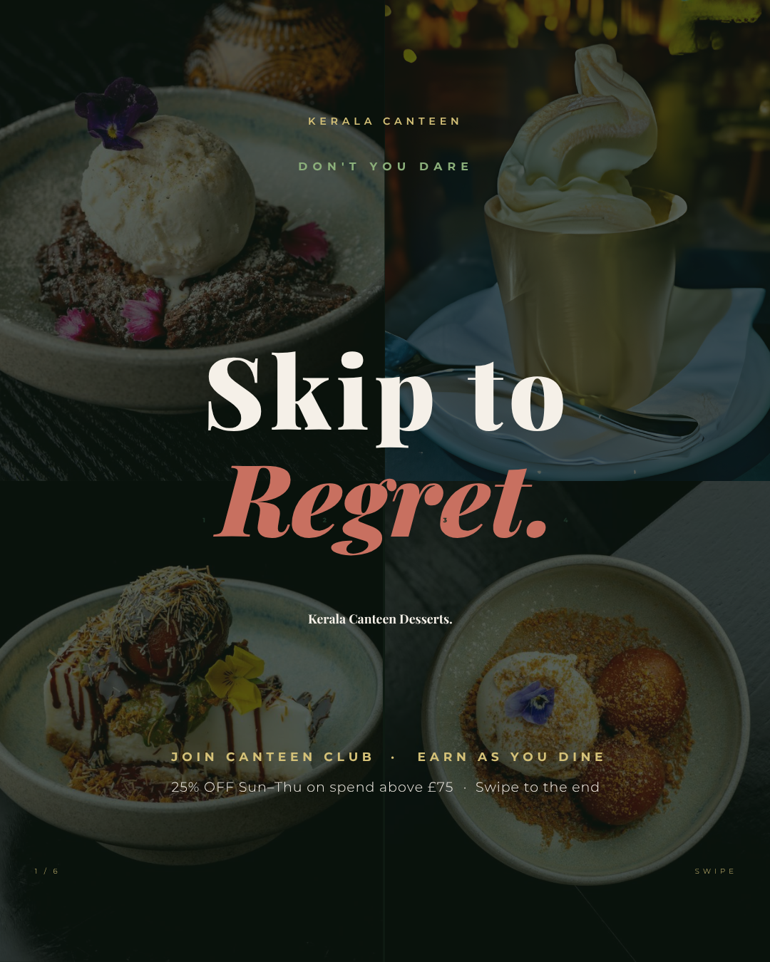 Best desserts in Leeds at Kerala Canteen restaurant