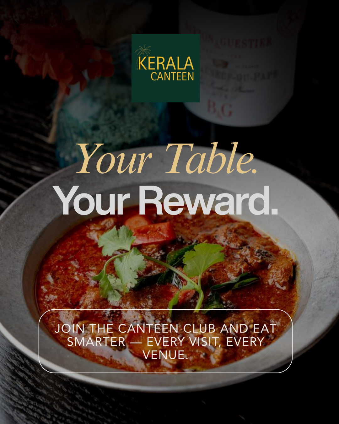 Kerala Canteen loyalty membership program Leeds dining rewards