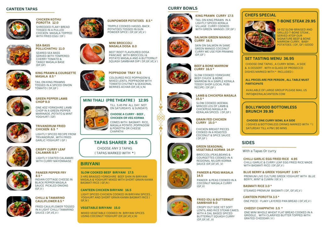 Kerala Canteen Leeds: New Spring/Summer 2026