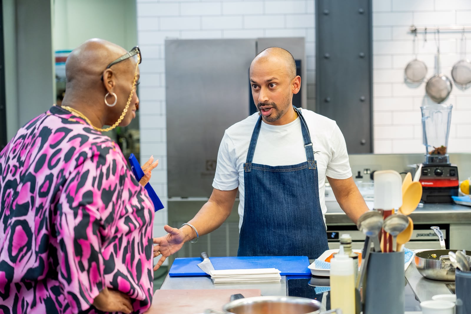 Chef Bobby Geetha at Kerala Canteen Leeds Great British Menu restaurant